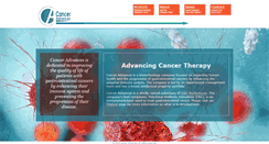 Desktop Screenshot of canceradvancesinc.com